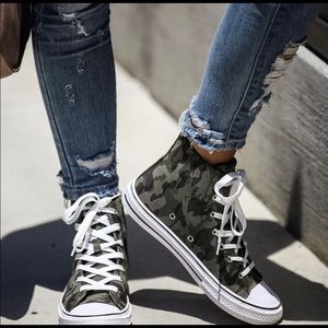 Camo High Top Sneakers